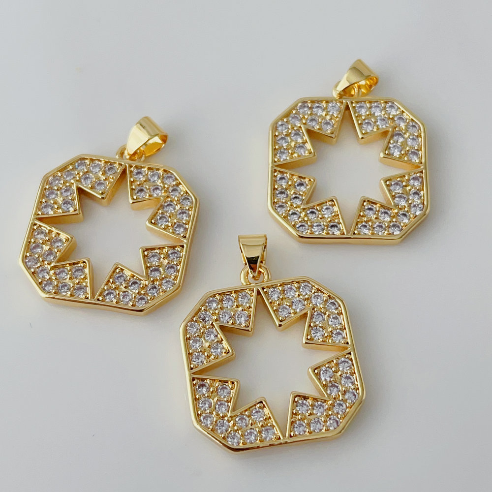 Pave star charm