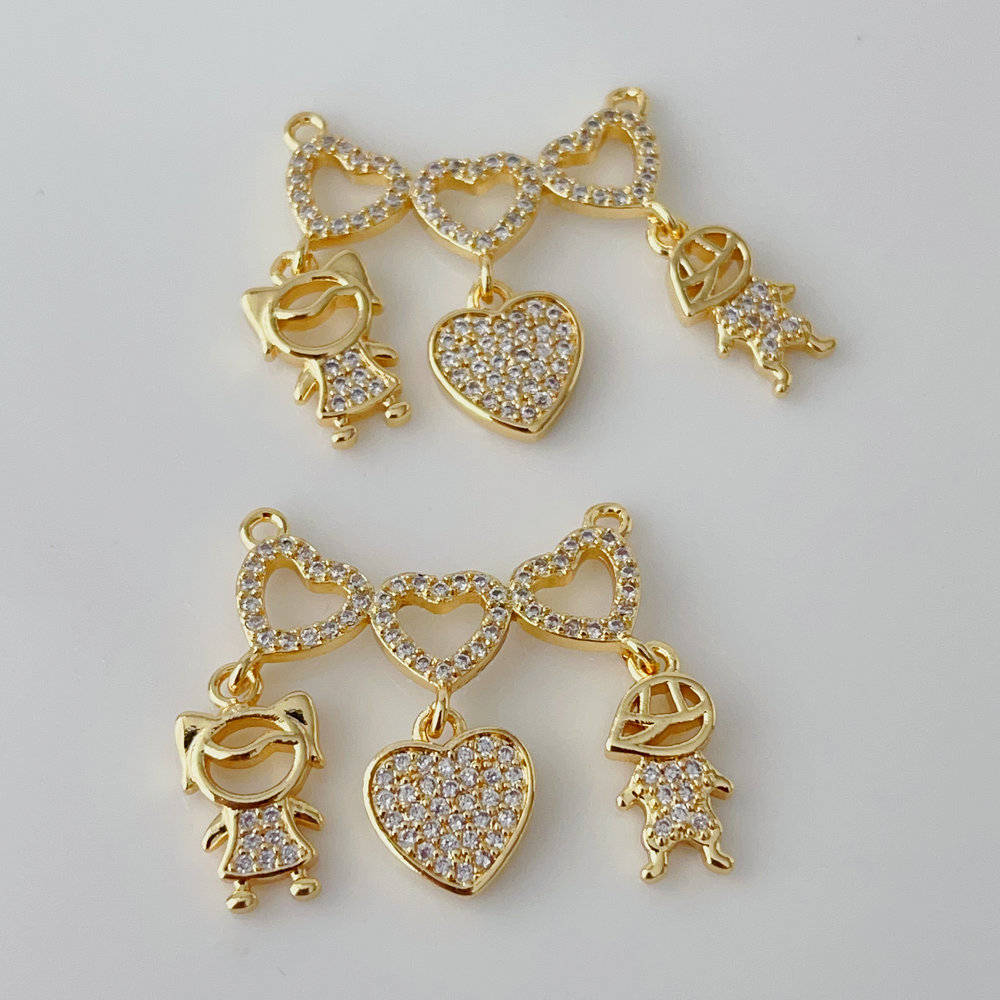 Boy and girl charm