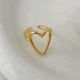 Metal heart ring