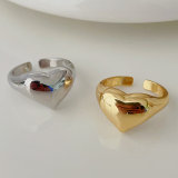 Metal heart ring