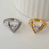 Pave arrow ring