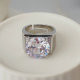 Clear square ring