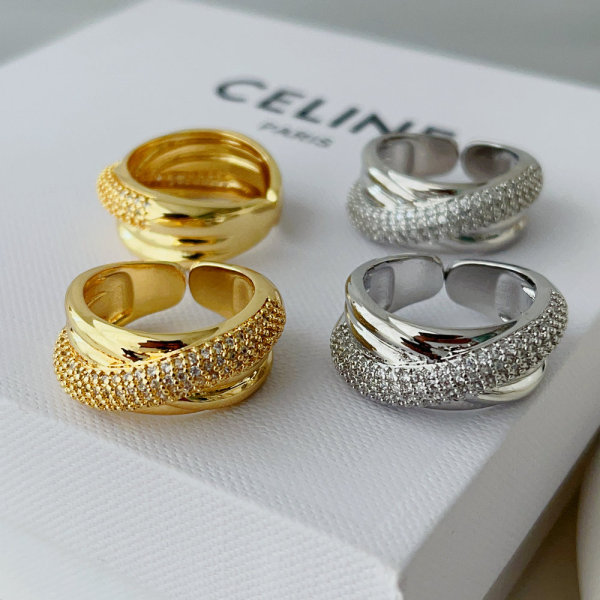 Pave twist ring