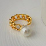 Pearl chain ring