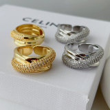 Pave twist ring