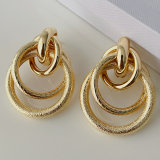Chunky metal earrings