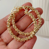 Bling chunky hoops