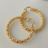 Bling chunky hoops