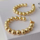 Gold ball hoop