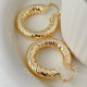 Metal chunky hoops