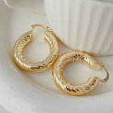 Metal chunky hoops