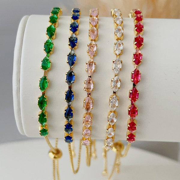 Pave zircon bracelet