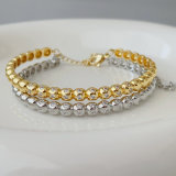 Pave ball bracelet