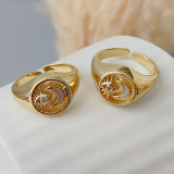 Star moon ring