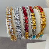 Pave zircon chunky bracelet