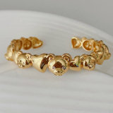 Metal teddy bear cuff