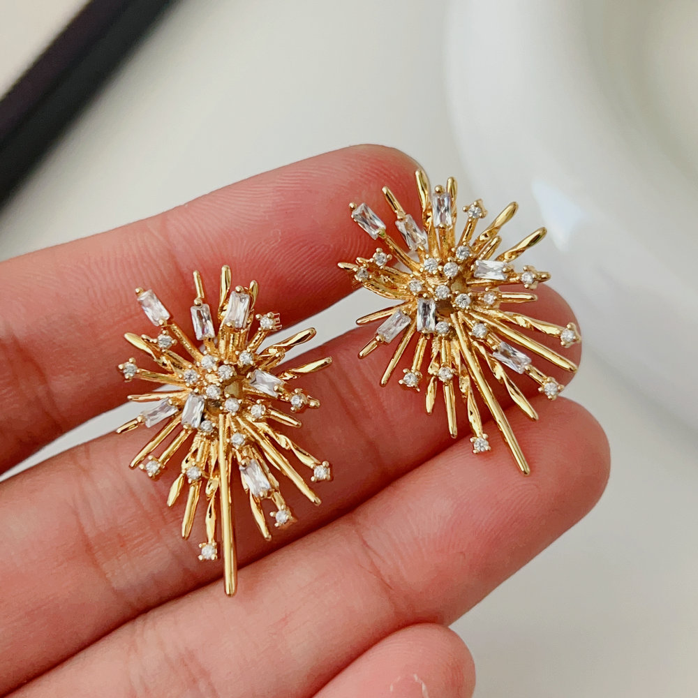 Flower earrings