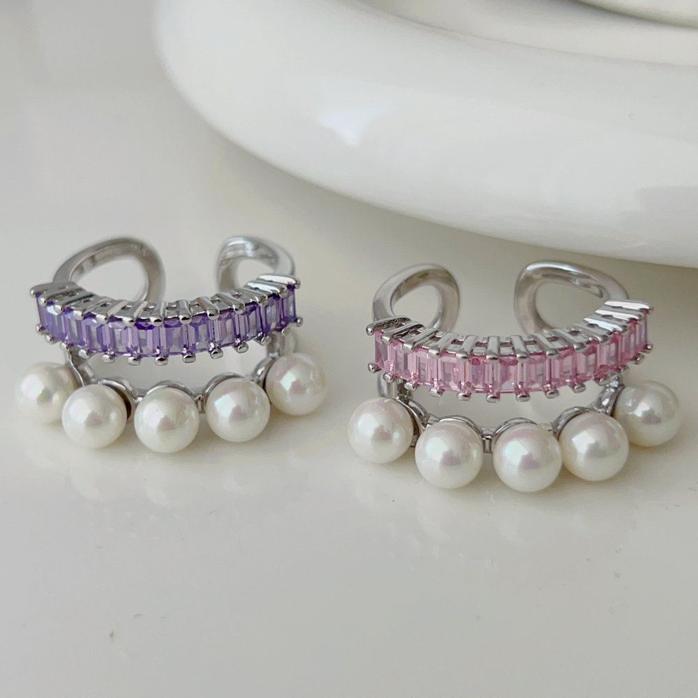 Pearl chunky ring