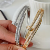 Pave nail bangle