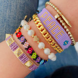Stack miyuki bracelet