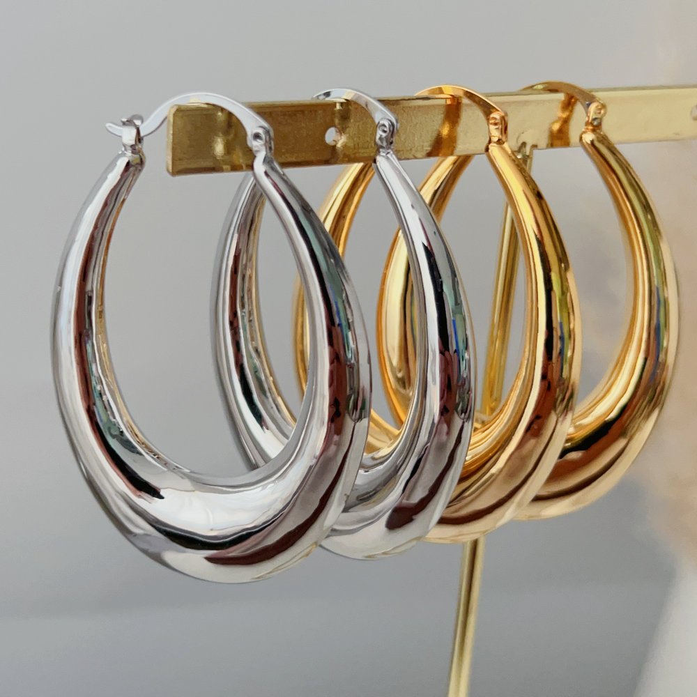 Big chunky earrings