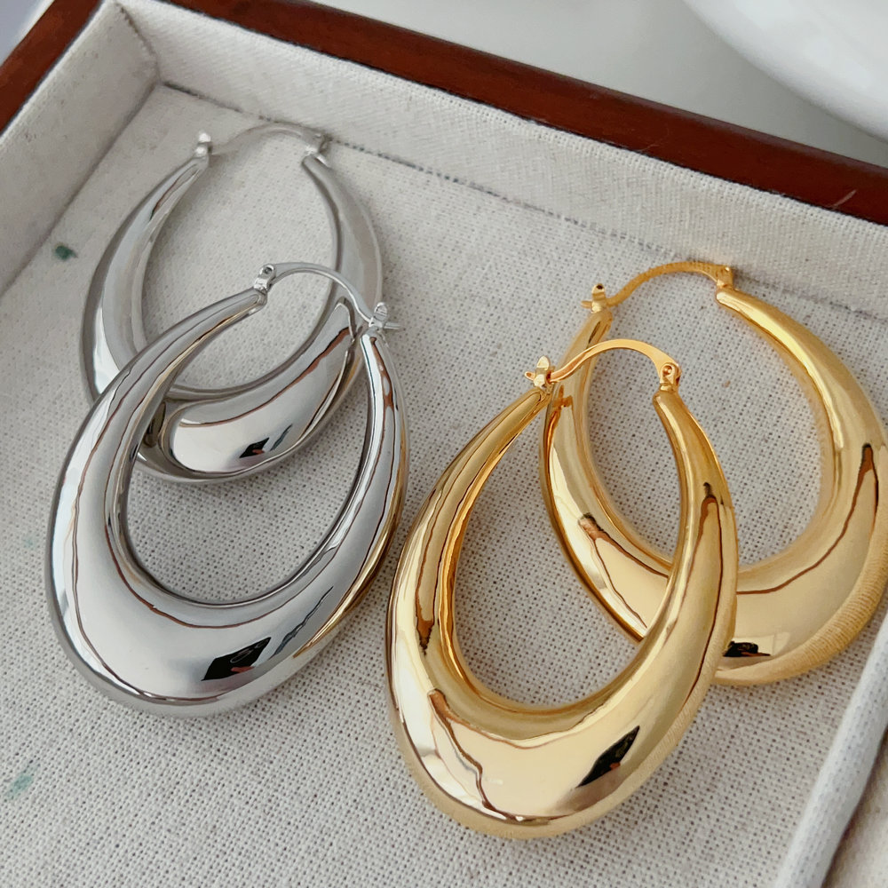 Big chunky earrings