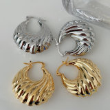 Metal chunky hoops