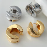 Metal chunky hoops