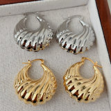 Metal chunky hoops