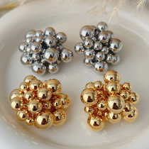 Ball tassel earrings
