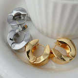 Metal chunky hoops