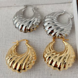Metal chunky hoops
