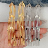Long chain tassel earrings