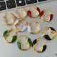 Enamel u hoops