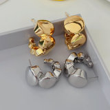 Chunky metal earrings