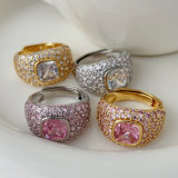 pave zirco fine ring