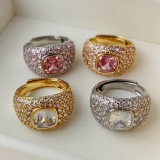 pave zirco fine ring
