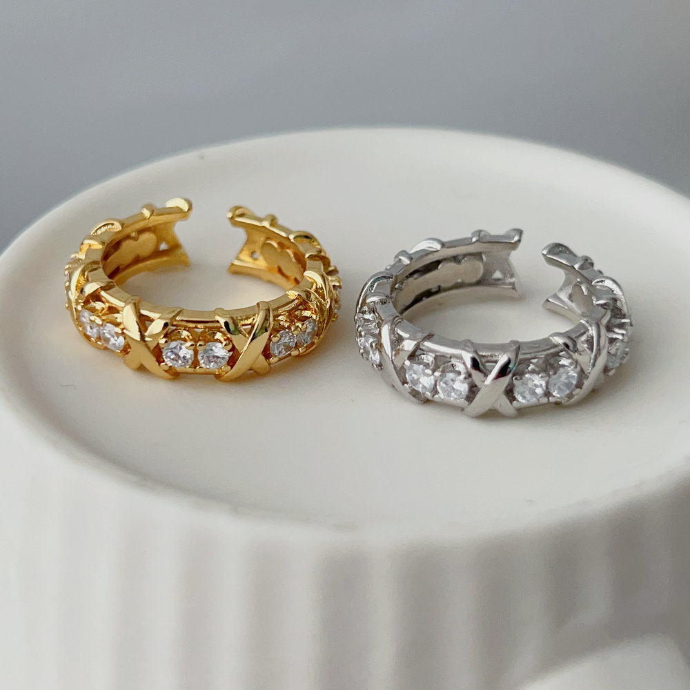 pave cross ring