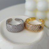 pave zirco ring