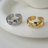 metal star ring