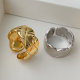 metal lozenge ring