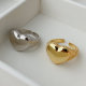 metal heart ring