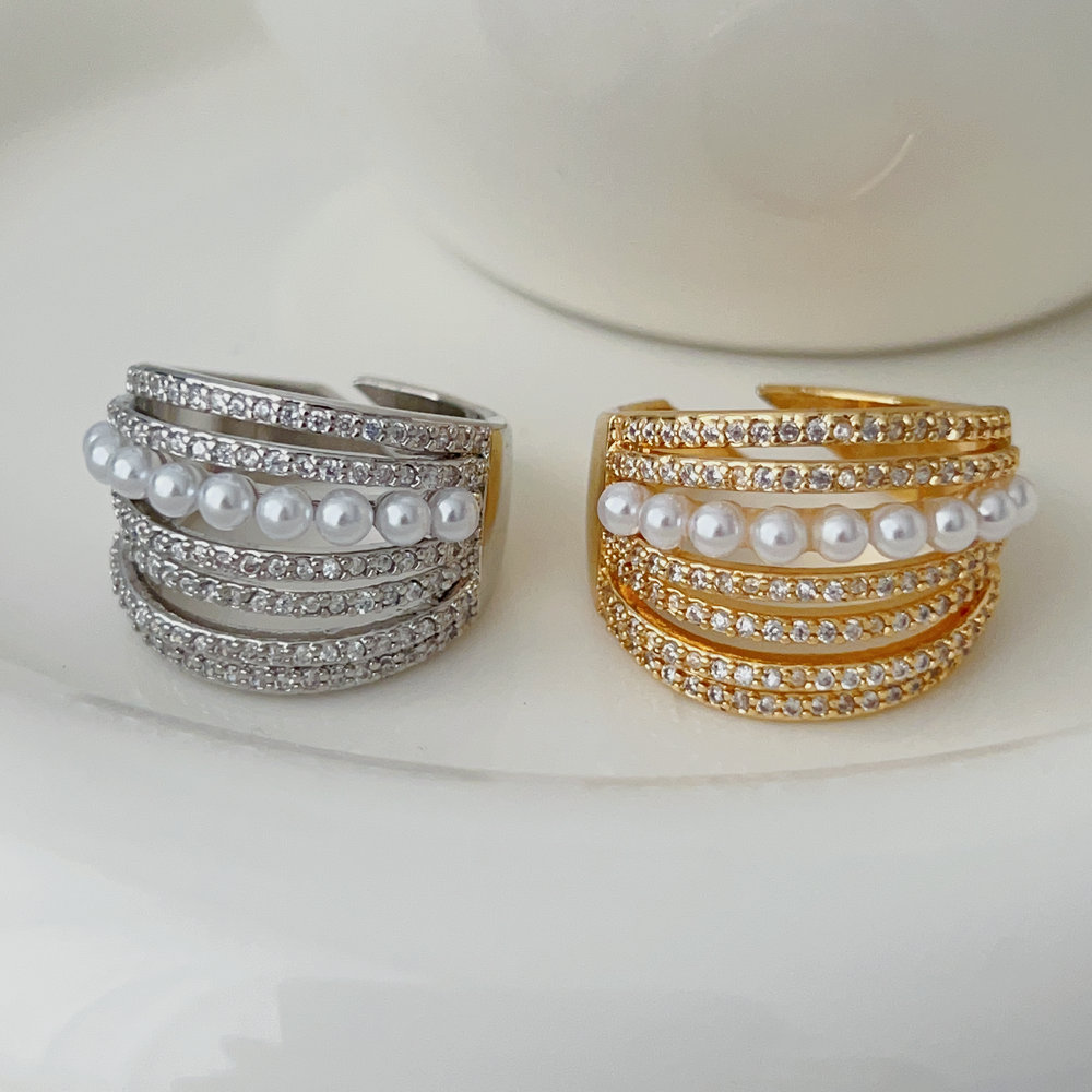 fashion pave ring