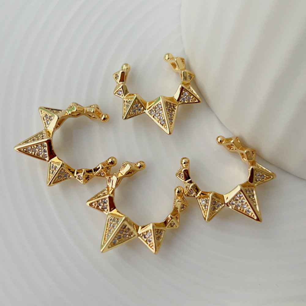 Pave arrow ear cuff ( pair )