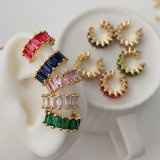 Pave zircon ear cuff ( pair )