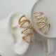Pave chunky ear cuff （pair)