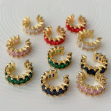 Pave zircon ear cuff ( pair )