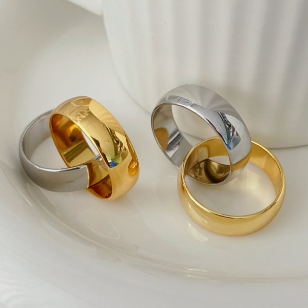 Metal silver and gold jump ring