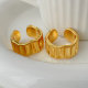 Metal chunky ring