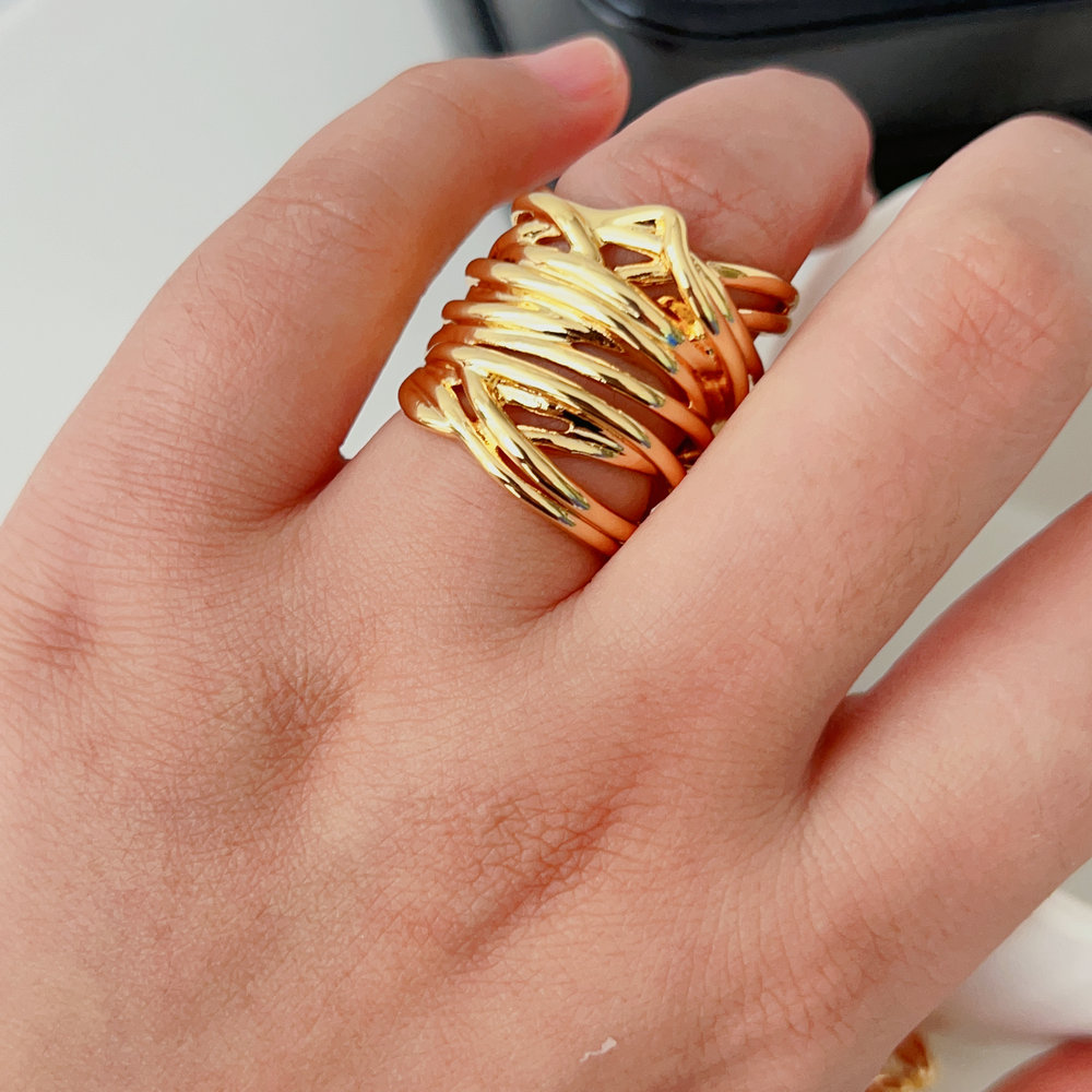 Metal circle ring